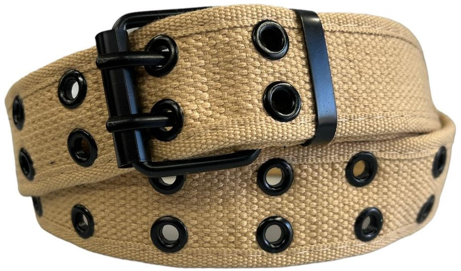 2 hole Fabric grommet Belts Dozen Pack (25 colors)