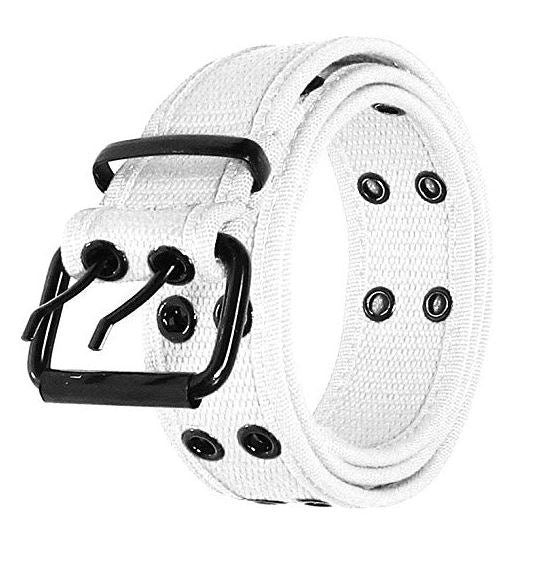 2 hole Fabric grommet Belts Dozen Pack (25 colors)